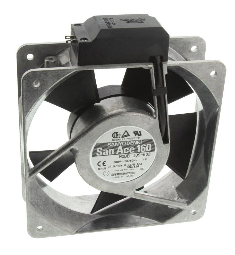 Sanyo Denki 109-602, 160x160x51mm 200VAC Fan