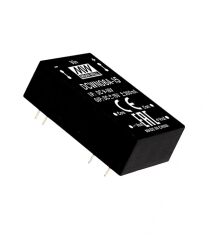 DCWN06A-05, 9-18Vin ±5Vout ±500mA 6W DC/DC Konvertör, Mean Well