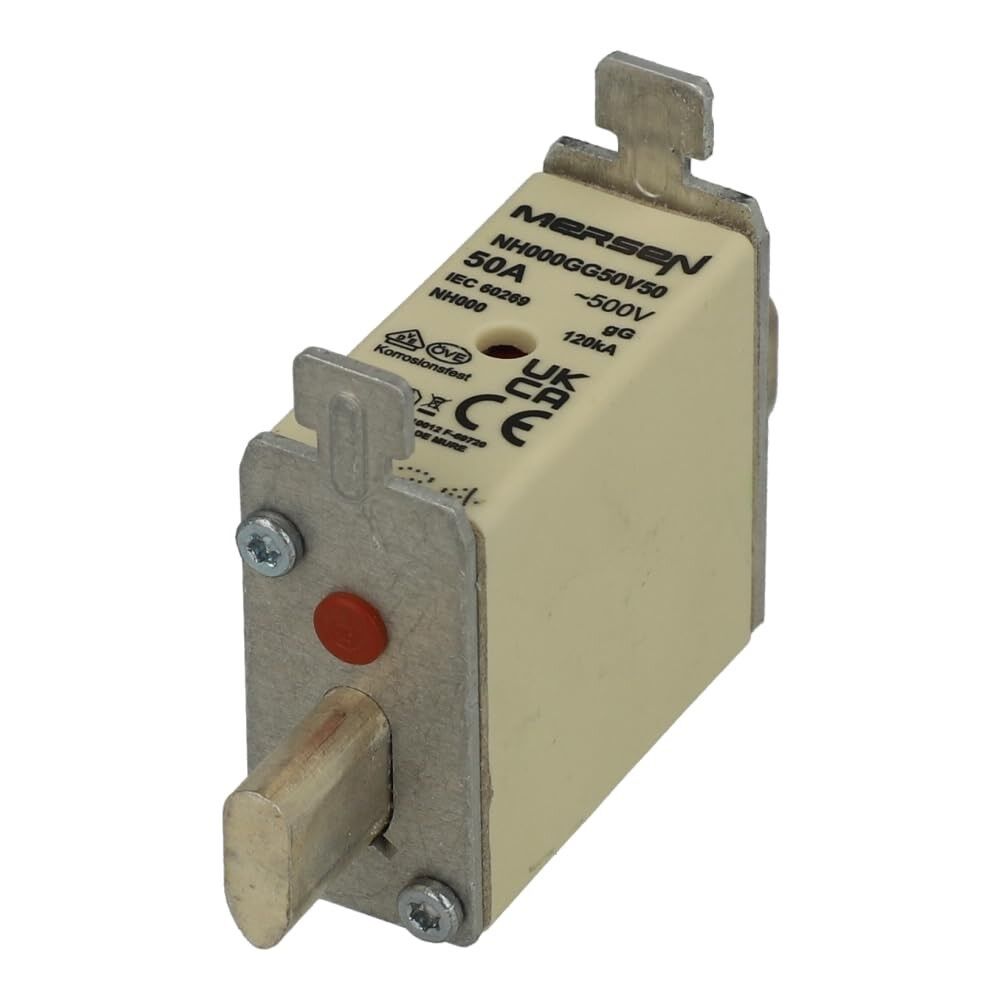 Mersen NH000GG50V50, NH000 500V 50A gG Bıçaklı Sigorta, T212974