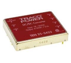 TEN 25-2423, 18-36Vin ±15Vout ±1A 30W DC/DC Konvertör