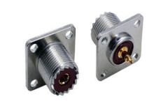 UHF106, UHF Dişi Şase Tip Kare Konektör