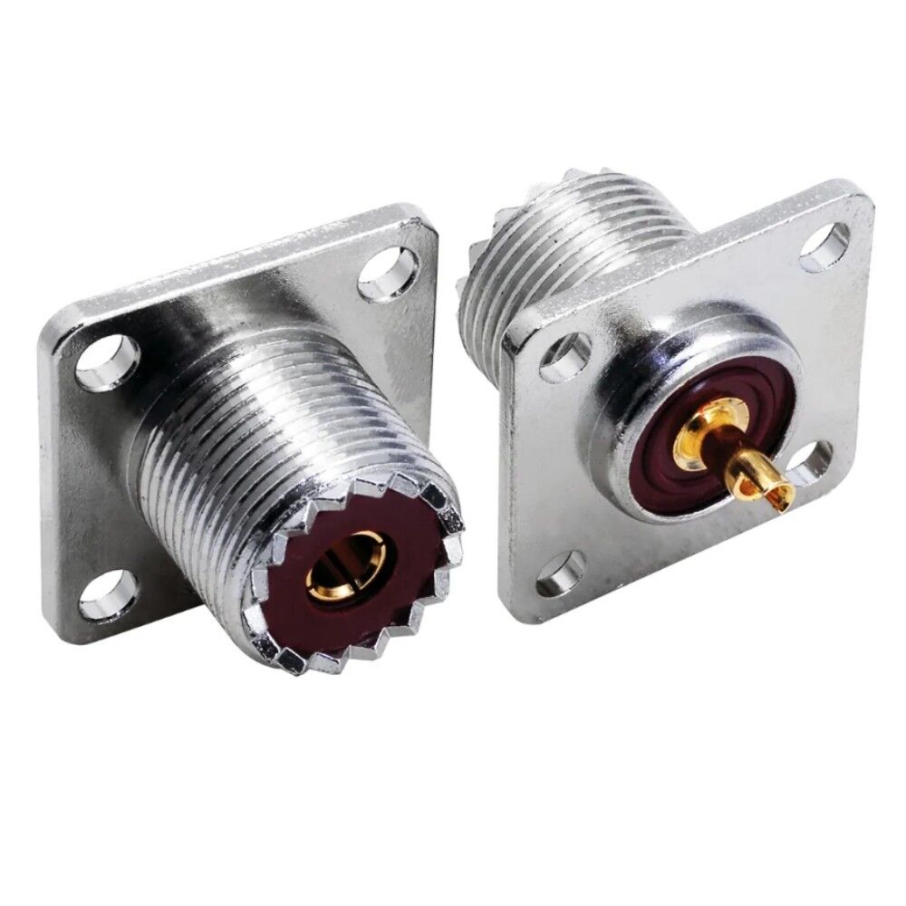 UHF106, UHF Dişi Şase Tip Kare Konektör