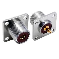 UHF106, UHF Dişi Şase Tip Kare Konektör