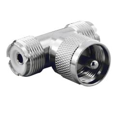 UHF108, UHF Erkek/Dişi/Dişi Ara Konektör