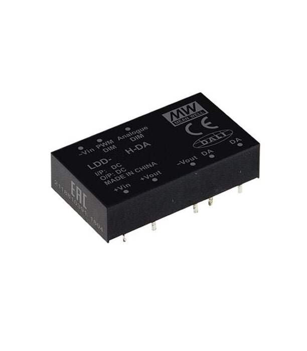 LDD-350H-DA, 6-50Vin 3-45Vout 350mA DC/DC LED Sürücü, MeanWell