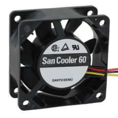 9A0612G4D01, 60x60x25mm 12VDC 0.24A 3 Kablolu Fan