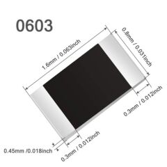 51.1 Ohm 0603 %1 SMD Direnç, (51R1 0603)