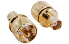 UHF115, UHF Erkek / BNC Dişi Dönüştürücü
