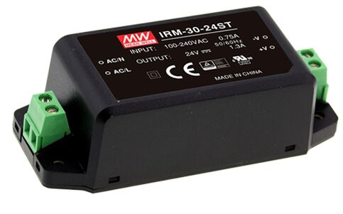 IRM-30-05ST, 5VDC 30W 6.0A Klemensli AC/DC, Mean Well