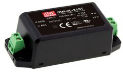 IRM-30-05ST, 5VDC 30W 6.0A Klemensli AC/DC, Mean Well