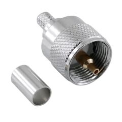 UHF118, UHF Erkek Sıkmalı Konektör, LMR240