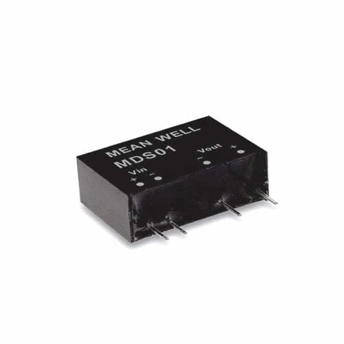MDS01L-05, 5Vin 5Vout 200mA 1W DC/DC Medikal Konvertör, MeanWell
