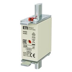 ETI 004181208, NH000 32A 500V gG Bıçaklı Sigorta