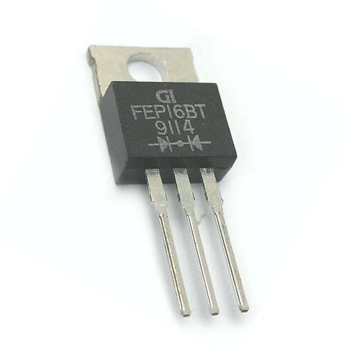 FEP16BT, FEP16, 100V 2x16A TO-220 Hızlı Diyot