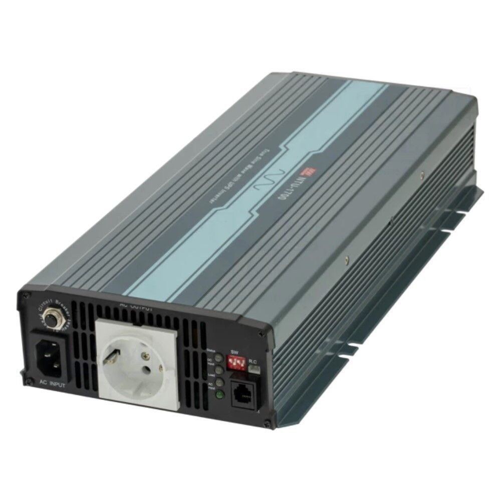 NTU-1700-224EU, 24VDC Giriş 1700W UPS Fonksiyonlu Tam Sinüs İnvertör, Mean Well