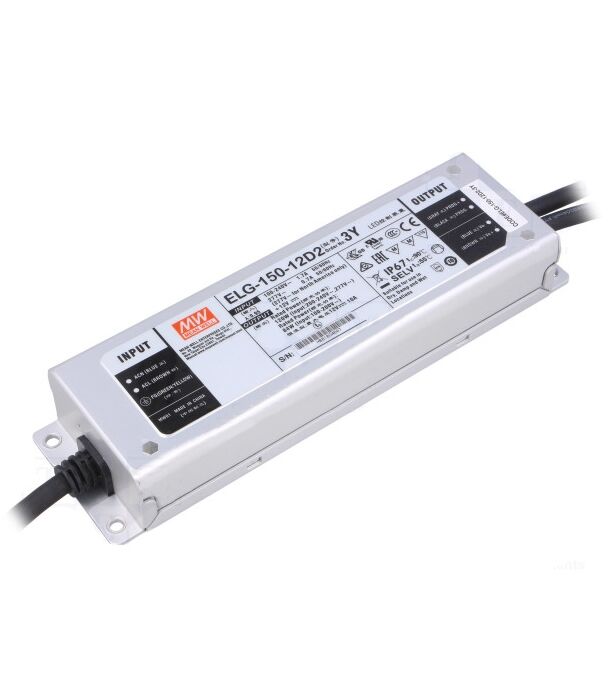 ELG-150-54D2, Zaman Ayarlı Dimedilebilir LED Sürücü, Mean Well