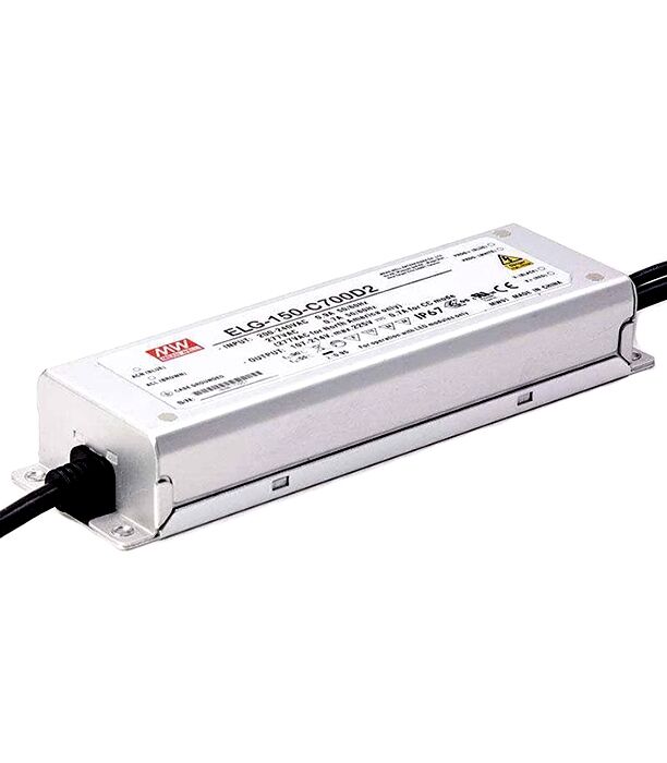 ELG-150-C1400D2, 1400mA 150W Zaman Ayarlı Dimedilebilir LED Sürücü, Mean Well