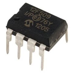 PIC12F509-I/P, 12F509, DIP-8 Mikroişlemci