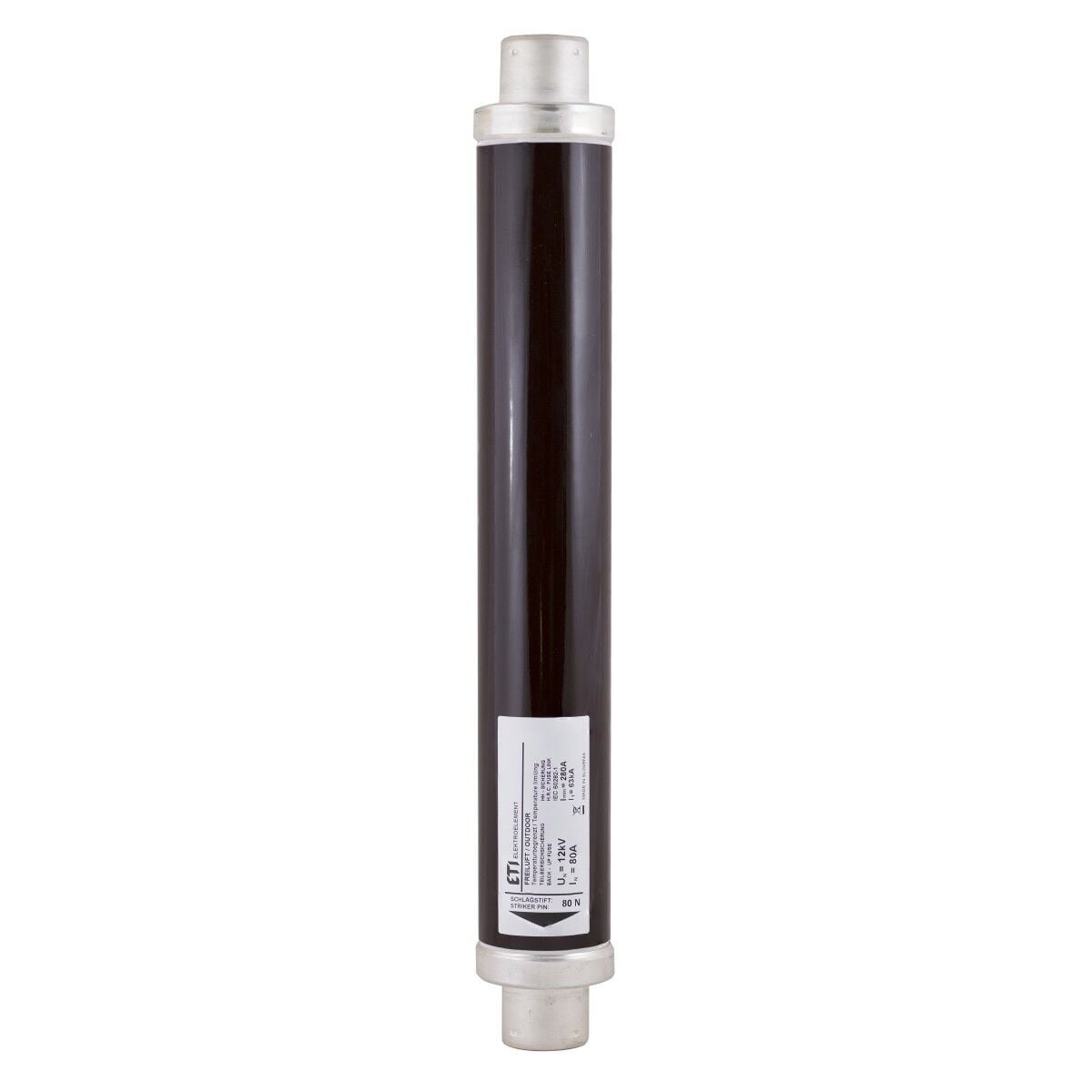 ETI 004232512, 12kV 32A 442x53mm VVT-D3 Thermo Striker Yüksek Voltaj Sigorta