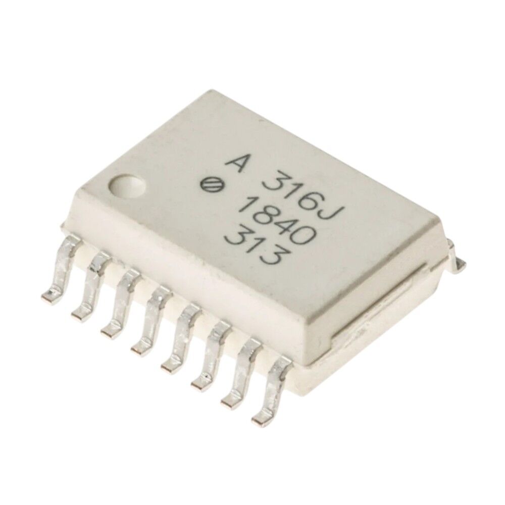 HCPL-316J-500E, A316J, SOIC-16 SMD Optokuplör