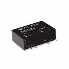 MDS02M-05, 12Vin 5Vout 400mA 2W DC/DC Medikal Konvertör, MeanWell