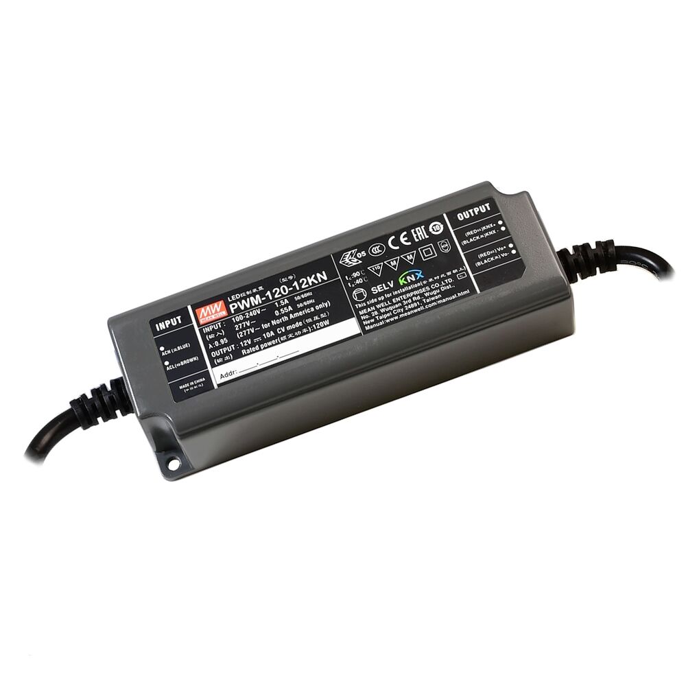 PWM-120-24KN, 24VDC 5.0A 120W PWM Çıkışlı KNX LED Modülü, Mean Well