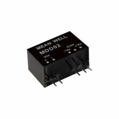 MDD02L-15, 5Vin ±15Vout ±67mA 2W DC/DC Medikal Konvertör, MeanWell