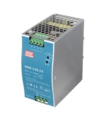 NDR-240-24, 24VDC 10A Ray Montaj Güç Kaynağı, Mean Well