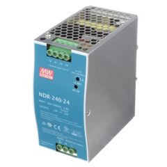 NDR-240-24, 24VDC 10A Ray Montaj Güç Kaynağı, Mean Well