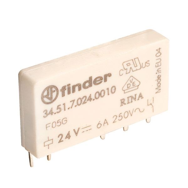Finder 34.51.7.024.0010, 24VDC Ultra İnce Röle