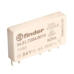 Finder 34.51.7.024.0010, 24VDC Ultra İnce Röle