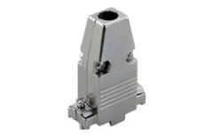DB102-M, 9 Pin Metal D-Sub Konnektör Kapağı