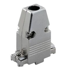 DB102-M, 9 Pin Metal D-Sub Konnektör Kapağı