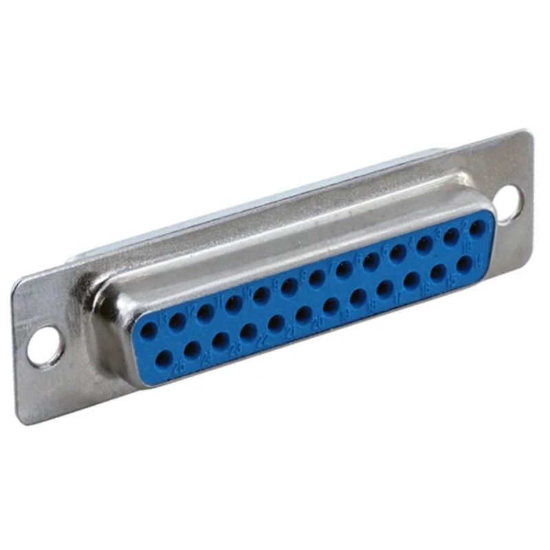 DB106, 25 Pin 2 Sıra Dişi D-Sub Konnektör