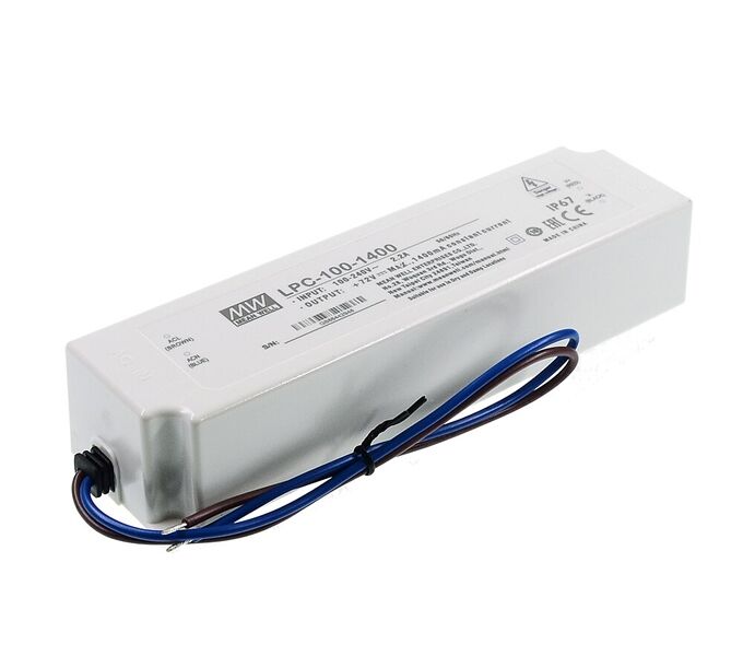 LPC-100-2100, 2100mA 100W Sabit Akım LED Sürücü, Mean Well