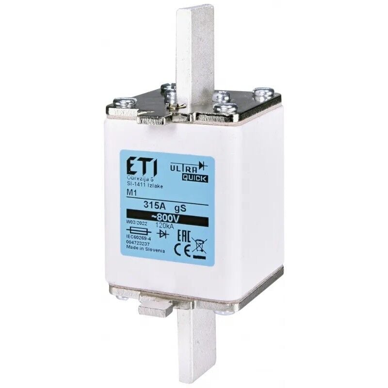 ETI 004723236, NH1 800V 250A gS Bıçaklı Sigorta