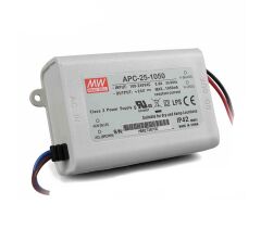 APC-25-1050, 1050mA 25W Sabit Akım LED Sürücü, Mean Well
