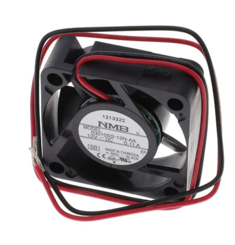 03010SS-12N-AA-00, 30x30x10mm 12VDC 0.11A 2 Kablolu Fan