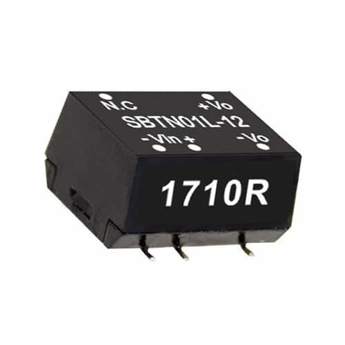 SBTN01L-09, 5Vin 9Vout 111mA 1W DC/DC SMD Konvertör, MeanWell