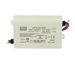 APC-35-500, 500mA 35W Sabit Akım LED Sürücü, Mean Well