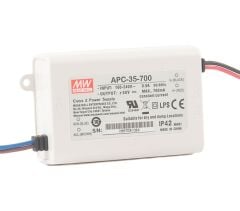 APC-35-700, 700mA 35W Sabit Akım LED Sürücü, Mean Well