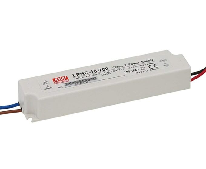 LPHC-18-700, 700mA 18W Sabit Akım LED Sürücü, Mean Well