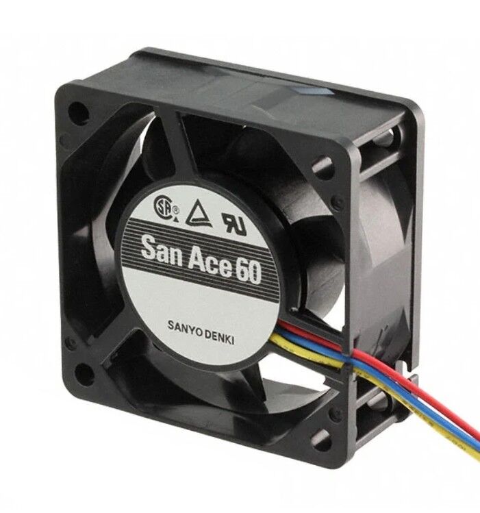 109R0612S4011, 60x60x25mm 12VDC 0.17A 3 Kablolu Fan