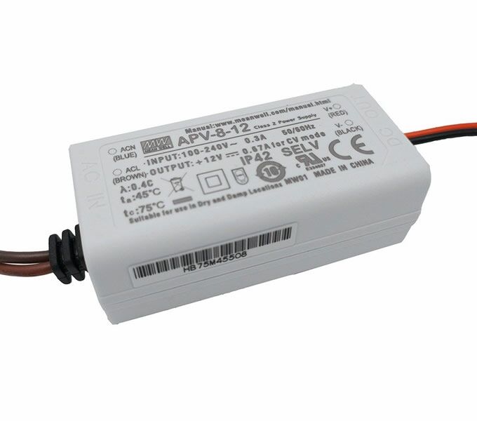 APV-8-05, 5VDC 1.40A 8W LED Sürücü, Mean Well