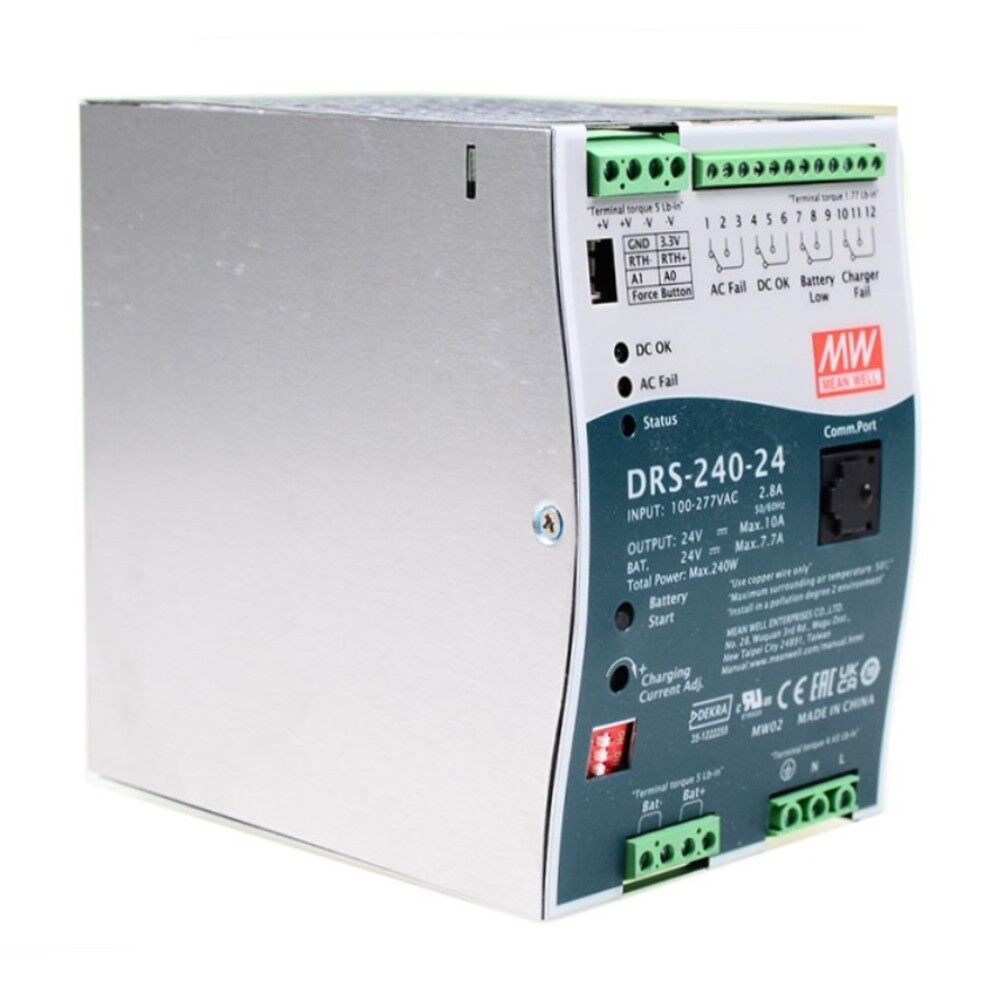 DRS-240-48, 48VDC 240W UPS Fonksiyon Akü Şarj, Mean Well