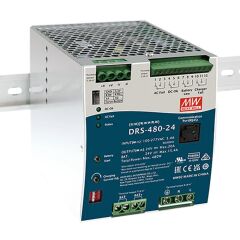 DRS-480-24, 24VDC 480W UPS Fonksiyon Akü Şarj, Mean Well