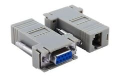 EA-100, 8P/8C Dişi - 9 Pin Dişi D-Sub Adaptör