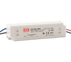 LPC-60-1750, 1750mA 60W Sabit Akım Ekonomik LED Sürücü, Mean Well