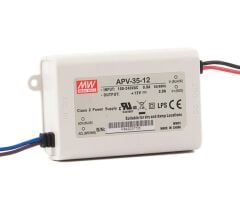 APV-35-5, 5VDC 5.00A 35W LED Sürücü, Mean Well