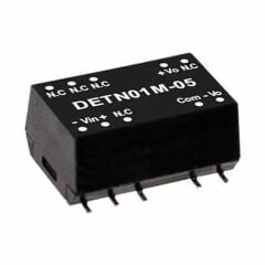 DETN01L-12, 5Vin ±12Vout ±42mA 1W DC/DC SMD Konvertör, MeanWell